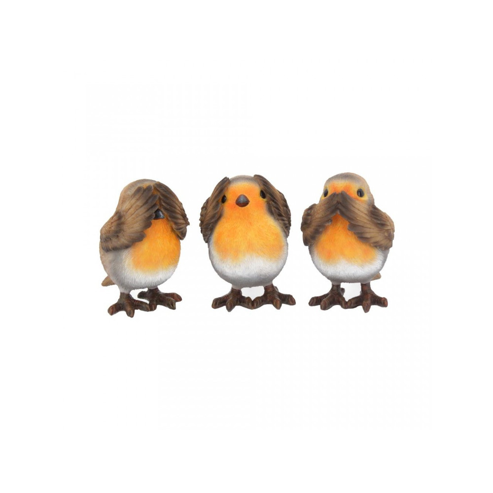 Nemesis Now - Three Wise Robins Dekorative Figuren - Mehrfarben